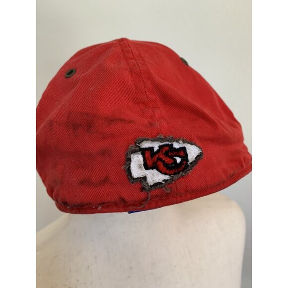 Kansas City Chiefs Reebok Vtg Collection Old Orchard Beach Fitted L-XL Hat Cap - Picture 4 of 8